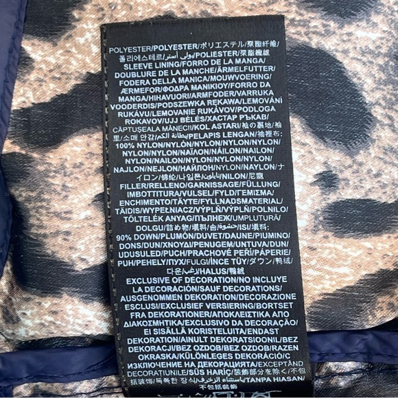 Guess Blue Quilted Puffer Nylon Jacket - Picture 8 of 16